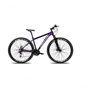 Bicicleta Aro 29 Absolute Nero 5 Alumínio 27v K7 Freio Disco Mecânico Garfo Suspensão - Roxo Tam.19