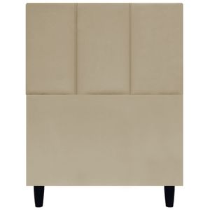 Cabeceira Decorativa Classic Para Cama De Solteiro 90 Cm Suede - Nude Suede