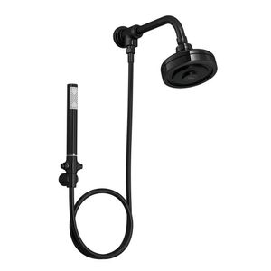 Chuveiro Deca Acqua Plus 1990.bl.std.kit.no De Parede Com Desviador Black Noir
