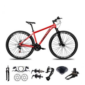 Bicicleta Aro 29 Absolute Nero 5 Freio Hidráulico K7 27v Garfo Com Trava - Vermelho Tam.21