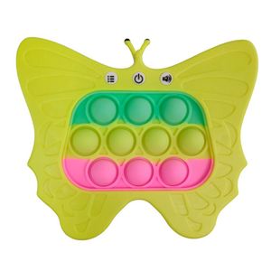 Pop It Mini Game Borboleta Interativo 4 Modos Som Luz Jogo Ansiedade Anti Estresse Relaxante Fidget