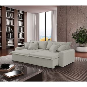 Sofá Montreal Veludo 2 Módulos De 120m B25cm Meu Sofá Online B026 Veludo Prata