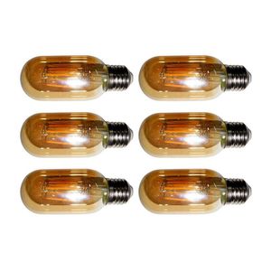 Lampadas De Led Kit 6 Multi Filamento 30w Retro Iluminação Vintage Bivolt