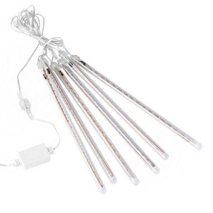 Cascata Chuva De Neve Natal 108 Leds 8 Tubos Enfeite Natalino Pisca Pisca Queda Gelo Iluminaçao
