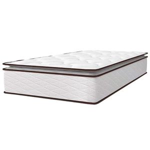 Colchão De Solteiro Umaflex New Itália 25x88x188cm D26 Branco Com Marrom