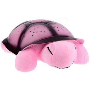 Abajur Tartaruga De Pelucia Musical Luminaria Infantil Com Projetor De Estrelas Som E Luz Led Bebe