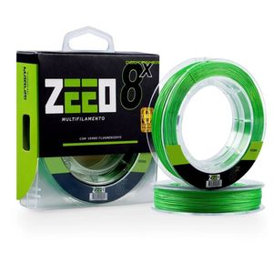 Linha Multifilamento Zeeo 8x 0,31mm 150m Zeeo 8x Verde Fluorescente