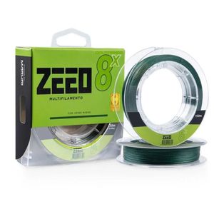 Linha Multifilamento Zeeo 8x 0,20mm 150m Zeeo 8x Verde Musgo