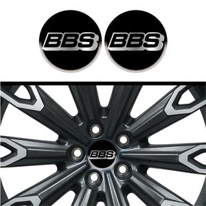 Kit 4 Bbs Logo Cromo Fundo Preto 48 Mm Preto