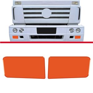 Adesivo Parachoque Refletivo Truck Volks 23-220 Resin. (par) Laranja Laranja