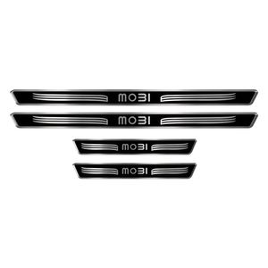 Kit Soleira Adesivo Porta Fiat Mobi 2017 2018 2019 2020 2021 Cromado