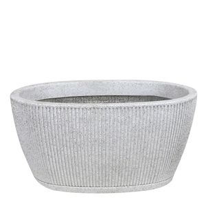 Vaso Jardineira Sp27 Fosco 59x30cm Branco Artstone