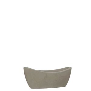 Vaso Jardineira Copacabana Brilho 43x17cm Antique Camurça