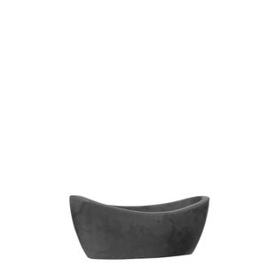 Vaso Jardineira Copacabana Brilho 43x17cm Antique Preto