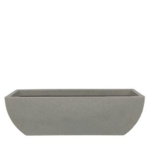 Vaso Floreira Malta Fosco 80x25cm Granito Pedra