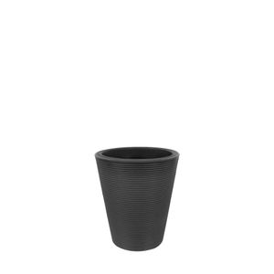 Vaso Bali Fosco 35x40cm Caixa Master Com 6 Unidades Preto Sólido