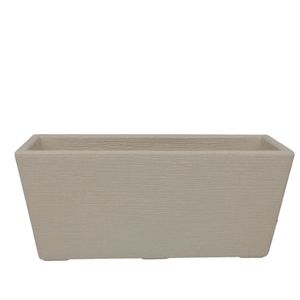 Vaso Jardineira Terra Fosco 80x35cm Caixa Master Com 6 Unidades Granito Areia