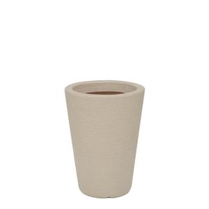 Vaso Terra Cone Fosco 30x40cm Caixa Master Com 5 Unidades Granito Areia