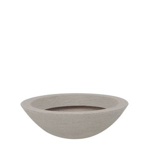 Vaso Bowl Terra Fosco 75x24cm Granito Pedra