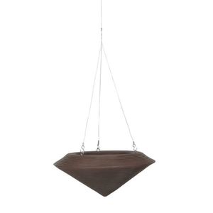 Vaso Suspenso Bali Fosco 24x18cm Granito Pedra
