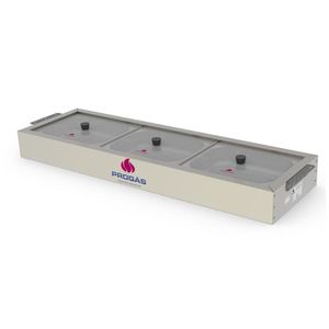 Buffet Frio 3 Cubas Progás Tampas De Vidro Prbf-30gn