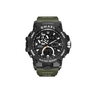 Relógio Militar Esporte Masculino Smael 8011 À Prova Da Água