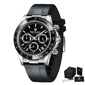 Relógio De Pulso De Quartzo Masculino Impermeável Preto