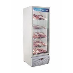 Refrigerador Expositor Vertical Para Carnes Frilux 570 Litros Branco Porta De Vidro Aquecido 127v Rf-005-c