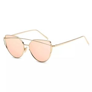 Óculos Grandes Clássico Cat Eye Elashopp Feminino Rosa