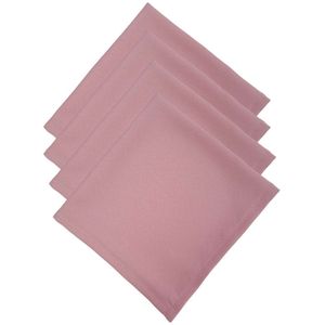 Kit 4 Guardanapo De Tecido Oxford Estampa Lisa 40cmx40cm