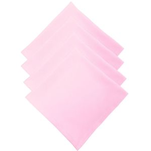 Kit 4 Guardanapo De Tecido Oxford Estampa Lisa 40cmx40cm