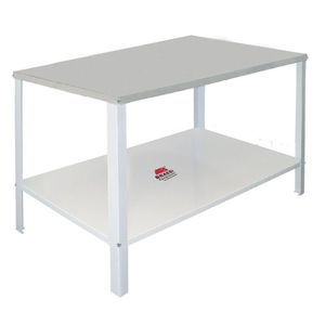 Mesa Desmontável Braesi Tampo Inox 190x80 Cm M-180n