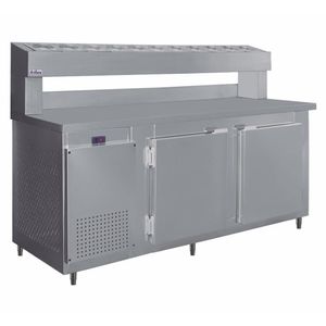 Balcão Condimentador Refrigerado Frilux 190cm Inox 500 Litros 220v Rf-041