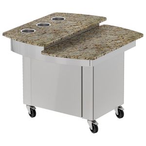 Modulo Talher E Pratos Gastromaq Linha Gfly Granito Amarelo Gfly Mtp