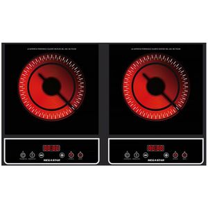 Fogareiro Infravermelho Megastar Er582 4.000 Watts 220v ~ 50-60 Hz - Preto