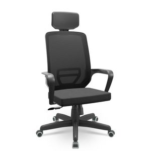 Cadeira Adrix Poliester Preto