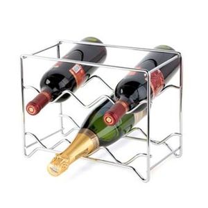 Adega Bartender Para 6 Garrafas Forma Cromado