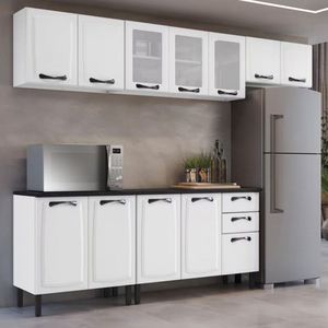 Cozinha Compacta New Premium Com 12 Portas 280 Cm Itatiaia Branco