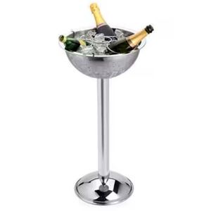 Champagneira Com Grelha E Pedestal Forma 2090 Aço Inox 6 L Inox