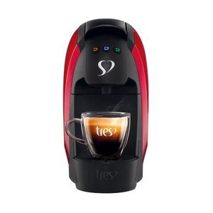 Máquina De Café Espresso 3 Corações Luna Automática 600ml Vermelho 110V