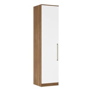 Guarda Roupa Modulado Irlanda 1 Porta Amêndola-branco - Demartêz Amêndola-branco