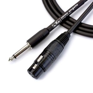Cabo De Microfone Ninja Hg 0,20 Mm Conector P10/xlr...