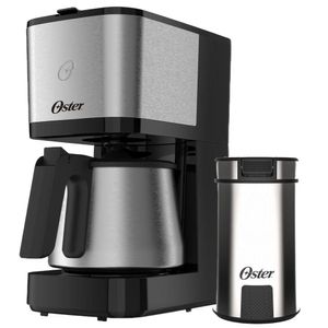 Kit Cafeteira Inox 1,2l E Moedor De Café Oster 127V 127V