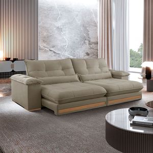 Sofá Dubai Veludo 02 Módulos De 80 Cm B25 Cm Meu Sofá Online B002 Veludo Capuccino