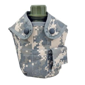Cantil Camuflado Verde 1 Litro Com Bolsa E Gancho