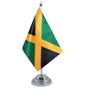 Bandeira Mesa Dupla Face Jamaica 29 Cm Alt Mastro