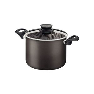 Caldeirão Paris Antiaderente Starflon Max Chumbo Tampa Vidro 18cm 3,1l Tramontina