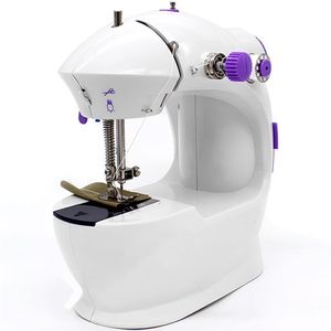 Máquina De Costura Portátil Bivolt Com Pedal Fonte Elétrica 110v/220v E Luz Embutida Uso Doméstico