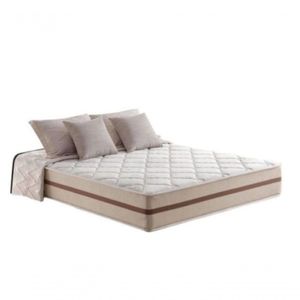 Cama Box Baú Casal Tecido Preto Com Colchão Pillow Angel Bello Box Molas 62x138x188