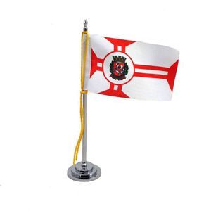 Mini Bandeira Mesa Município S Paulo Mastro 15 Cm